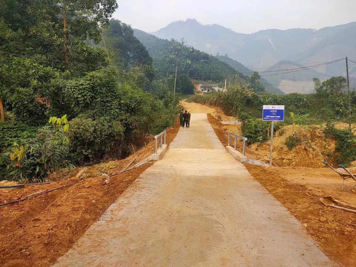 DA0654 - Cầu số 59 - Cầu dân sinh Khe Cá - xã Lương Thịnh -  huyện Trấn Yên -  tỉnh Yên Bái