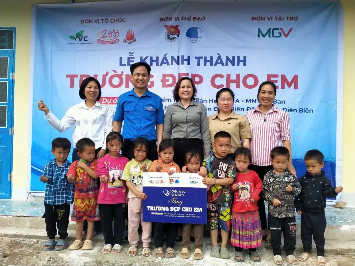 DA0751 - Điểm Trường Bản Huổi Va A - MN Hoa Ban - xã Háng Lìa -  huyện Điện Biên Đông -  tỉnh Điện Biên
