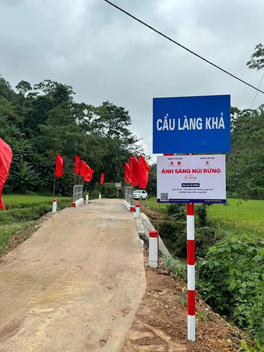 DA0594 - Cầu số 45 - Làng Khả -  xã Nhất Hoà -  tỉnh Lạng Sơn