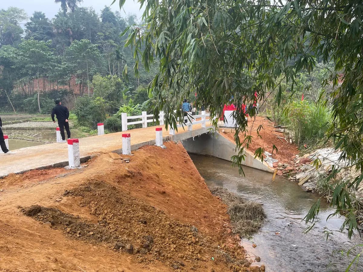 DA0653 - Cầu số 58 - Cầu dân sinh Nà Siếu - xóm 4 -  thôn Ca -  xã Vô Điểm -  huyện Bắc Quang -  tỉnh Hà Giang
