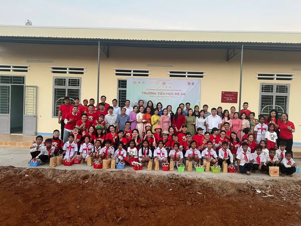 DA0358 - Nhà nội trú - Tiểu Học Đê Ar -  Xã Đê Ar -  Huyện Mang Yang -  Tỉnh Gia Lai